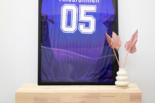 Cadre vitrine pour maillot