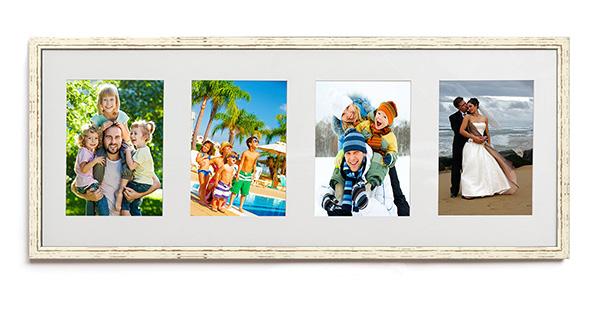 Cadre galerie pour 4 photos de multiframes