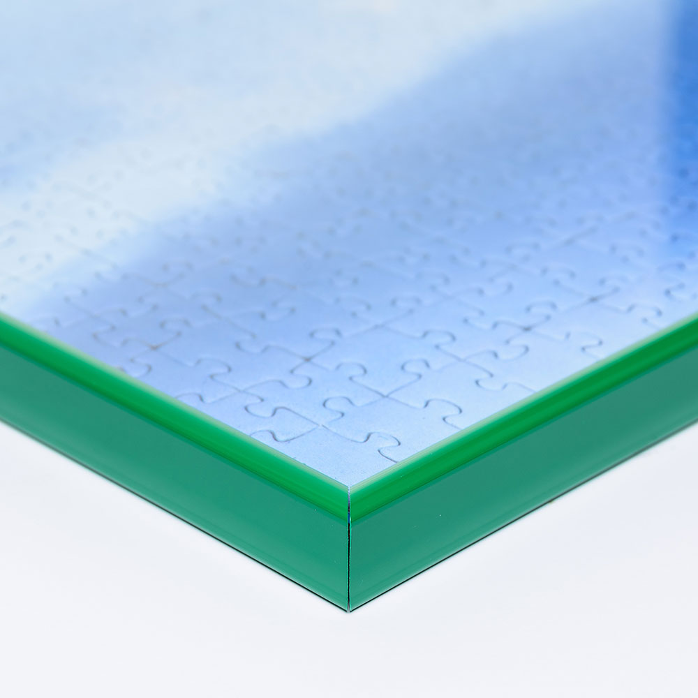 Mira Cadre en plastique pour puzzle 1000 pièces 49,3x69,3 cm - or - 1,5 mm  verre artificiel