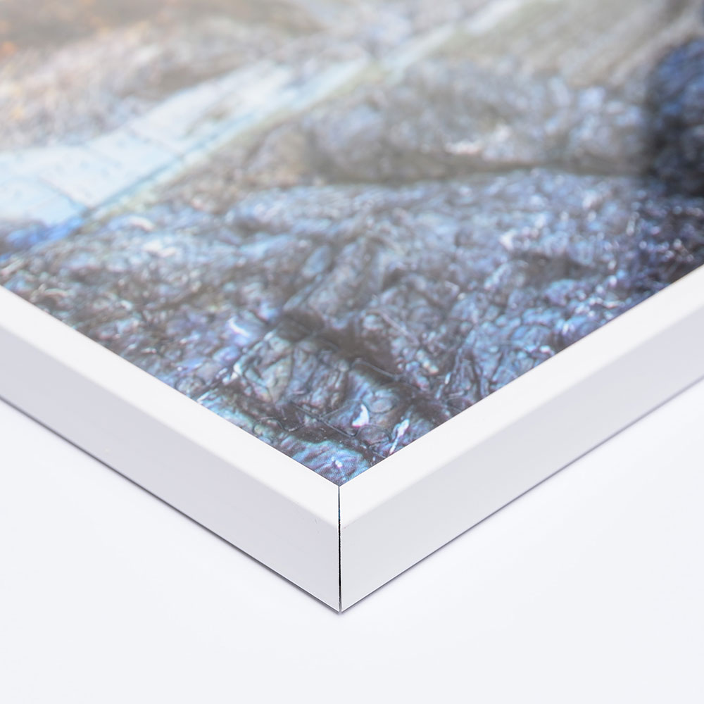 Mira Cadre en plastique pour puzzle 1000 pièces 50x70 cm - argent - 1,5 mm  verre artificiel