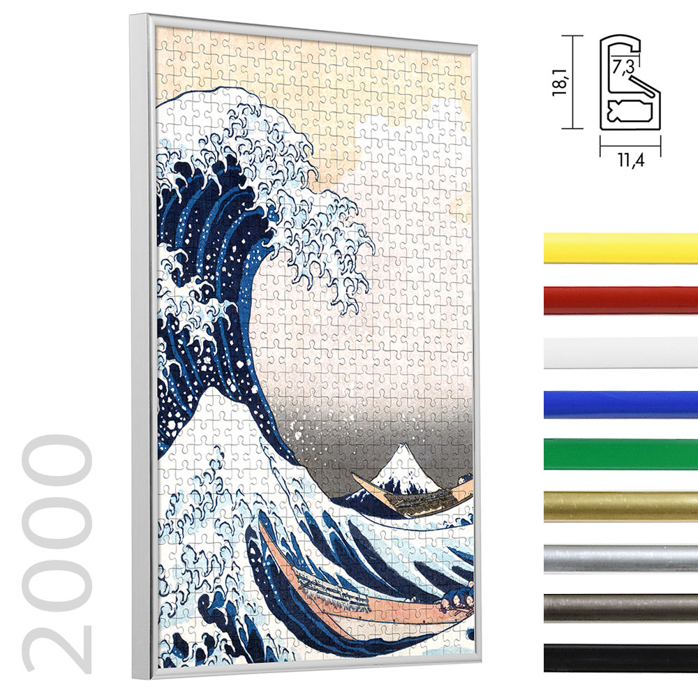 Mira Cadre en plastique pour puzzle 2000 pièces 69,2x96,8 cm