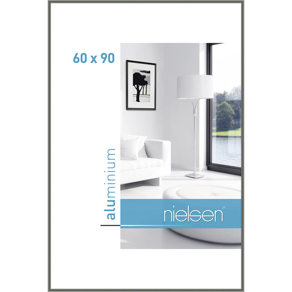 Nielsen Cadre en aluminium Classic 60x90 cm - gris contraste